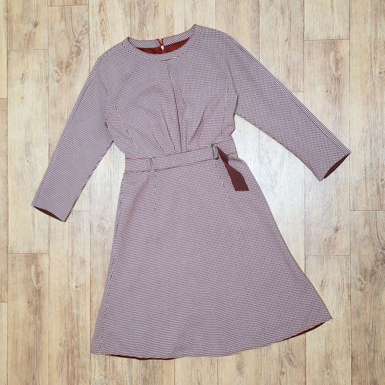 잇미샤(it michaa) 벨티드 체크원피스 55 이미지