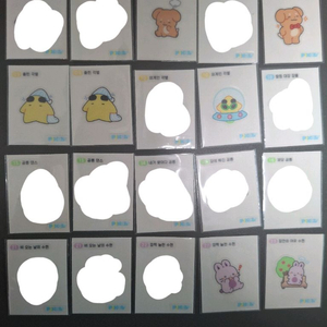 픽셀리 띠부씰, 스티커, 포카 판매 이미지