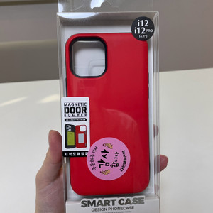 아이폰 12/12 Pro 스마트 케이스 (레드) 이미지