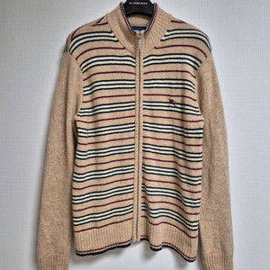 버버리 블루라벨 김상혁 노바 스트라이프 울 니트짚업 L(100) 이미지