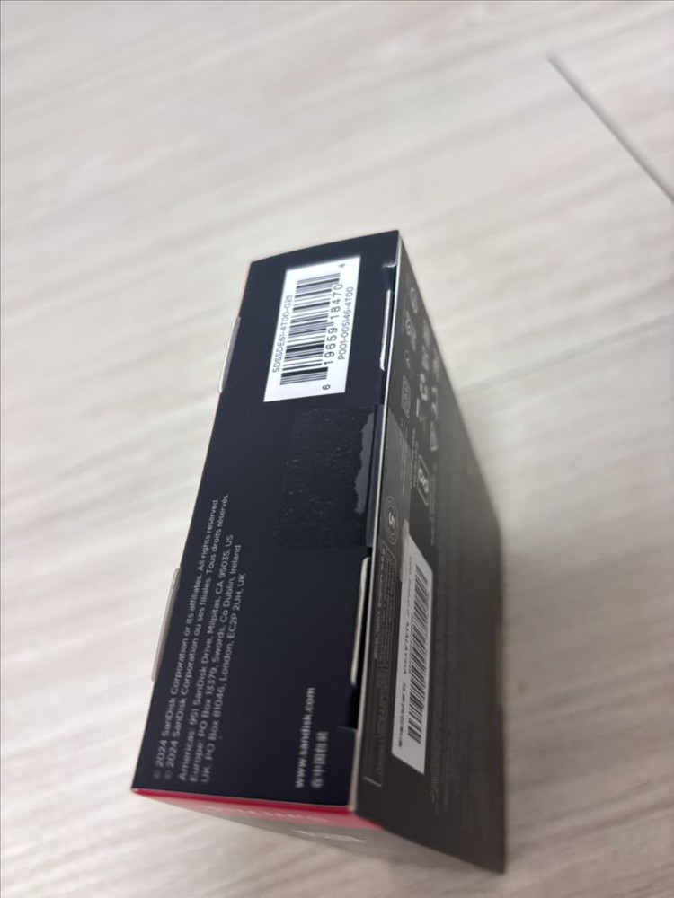 미개봉 SanDisk Extreme Portable 4TB 외장하드 이미지