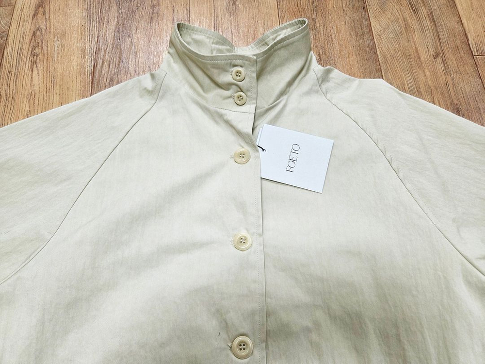 포에토(FOETO) 우디 트렌치코트 프리사이즈 새상품 이미지