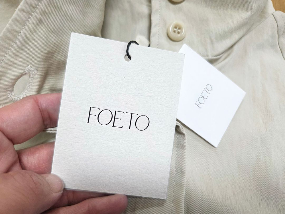 포에토(FOETO) 우디 트렌치코트 프리사이즈 새상품 이미지