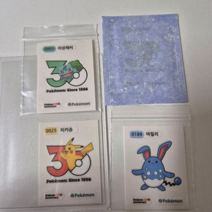 포켓몬 30주년 띠부씰 이미지