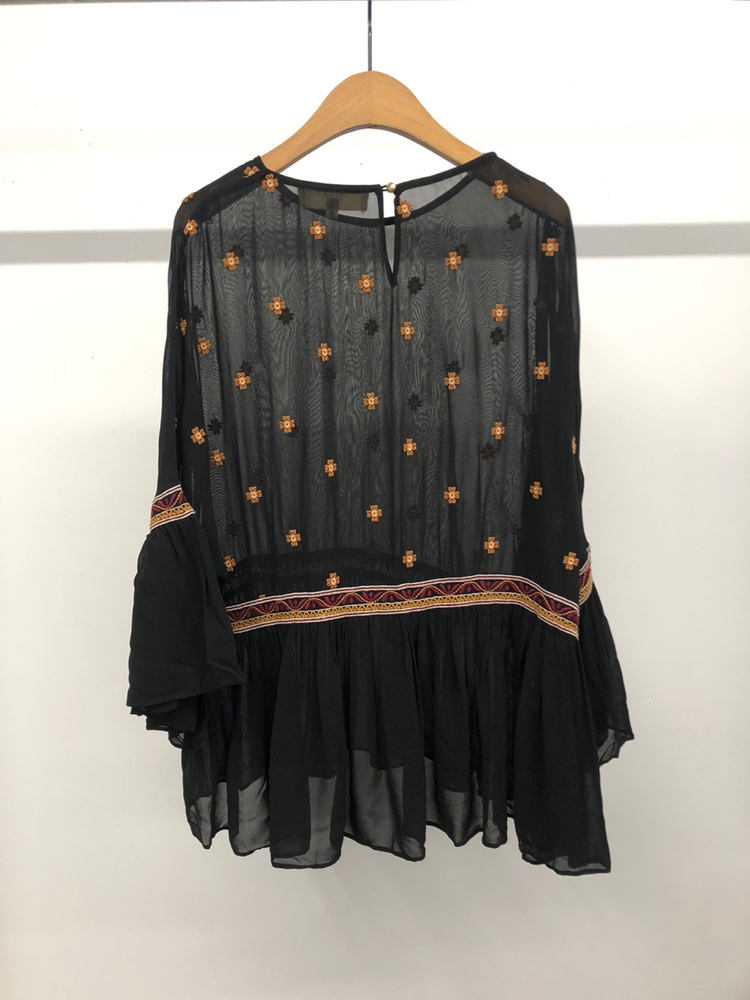 아떼 바네사브루노 에스닉 시스루 블라우스 36 이미지