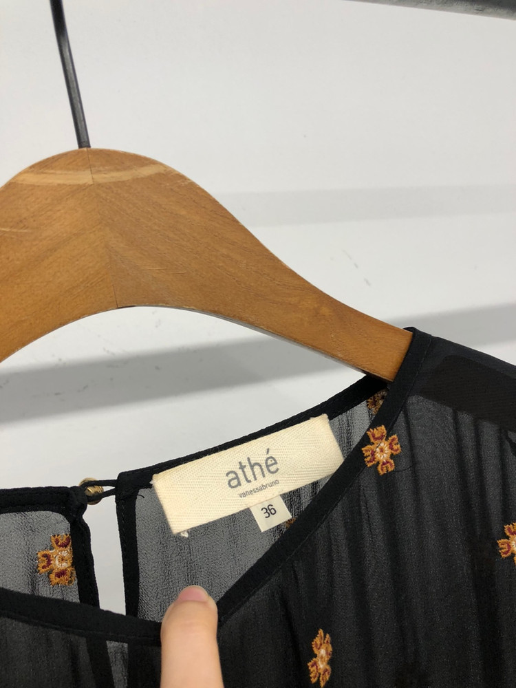 아떼 바네사브루노 에스닉 시스루 블라우스 36 이미지