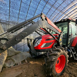 대동 115마력 트랙터+ HIT 650L 로더+ 로 타리 이미지