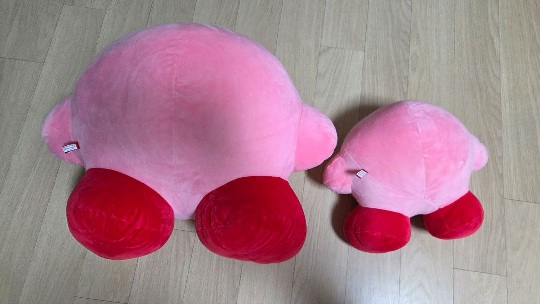 커비 인형. 일괄 이미지