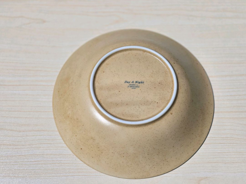 일본 도자기 접시 이치야마(Ichiyama) Day&Night 시리즈 빈티지접시 핸드메이드 이미지