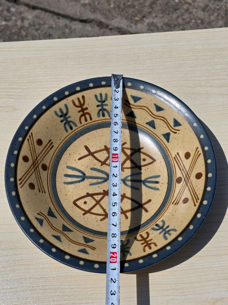 일본 도자기 접시 이치야마(Ichiyama) Day&Night 시리즈 빈티지접시 핸드메이드 이미지