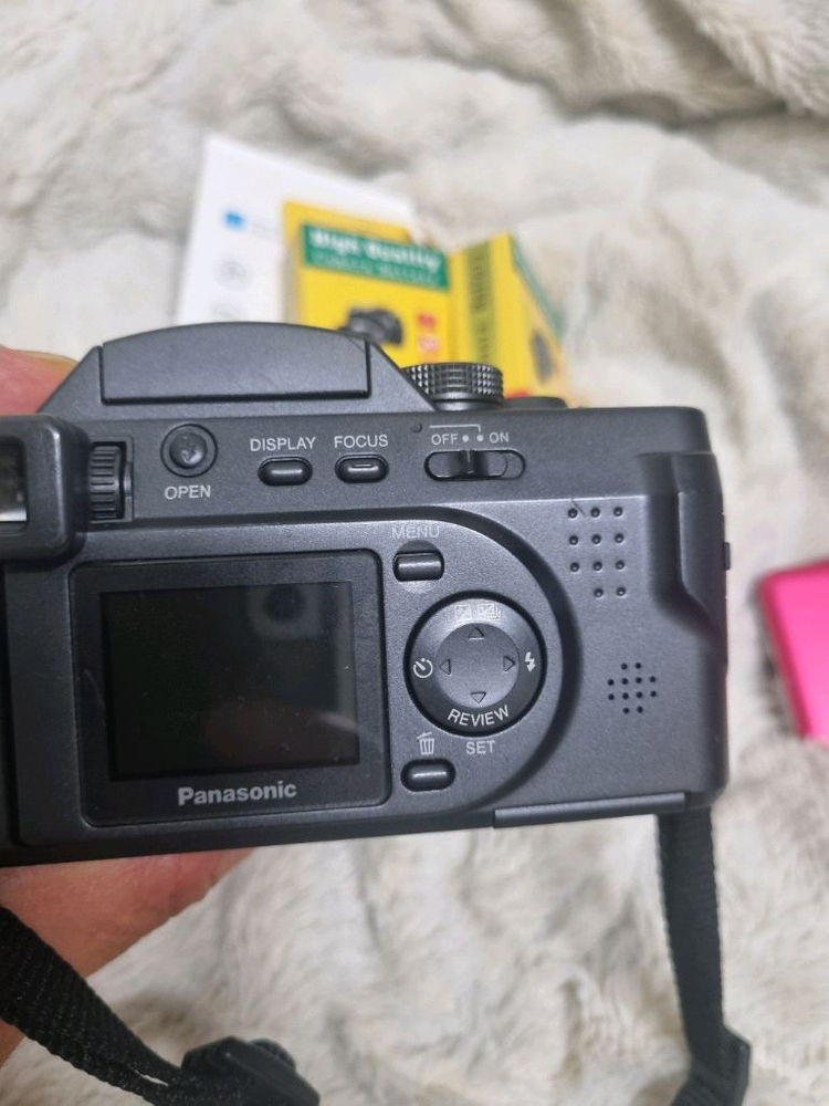 파나소닉 루믹스 DMC-FZ1 카메라 + 배터리3 레트로 디카 이미지