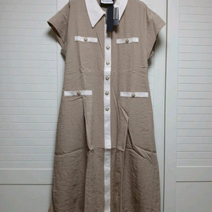 칼라거펠트 셔츠 카라 원피스(77) ㅡ새상품 이미지