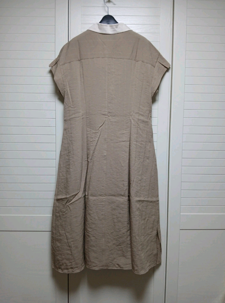 칼라거펠트 셔츠 카라 원피스(77) ㅡ새상품 이미지