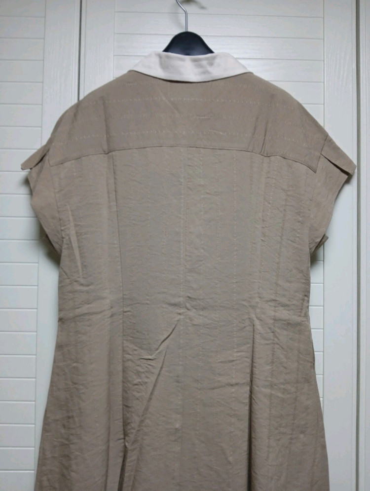 칼라거펠트 셔츠 카라 원피스(77) ㅡ새상품 이미지