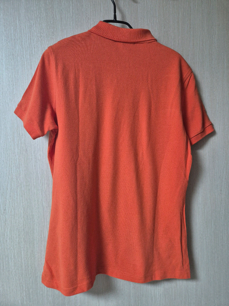 (정품) 버버리 카라티 오렌지 반팔 티셔츠 라지 여성 이미지