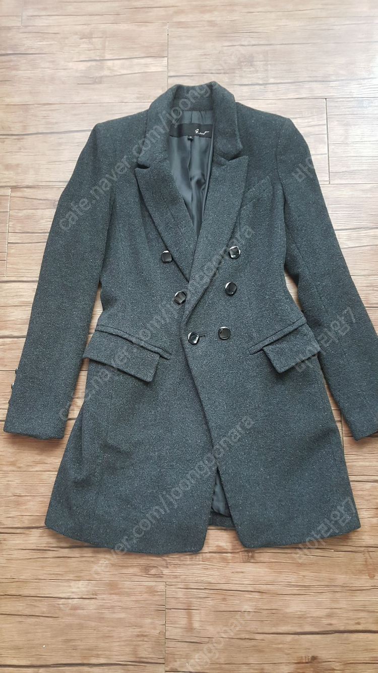 여성 55 66 코트 반코트 롱코트 캐시미어 모직 이미지