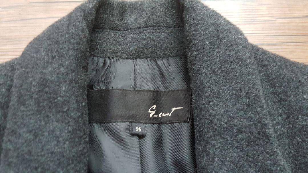 여성 55 66 코트 반코트 롱코트 캐시미어 모직 이미지