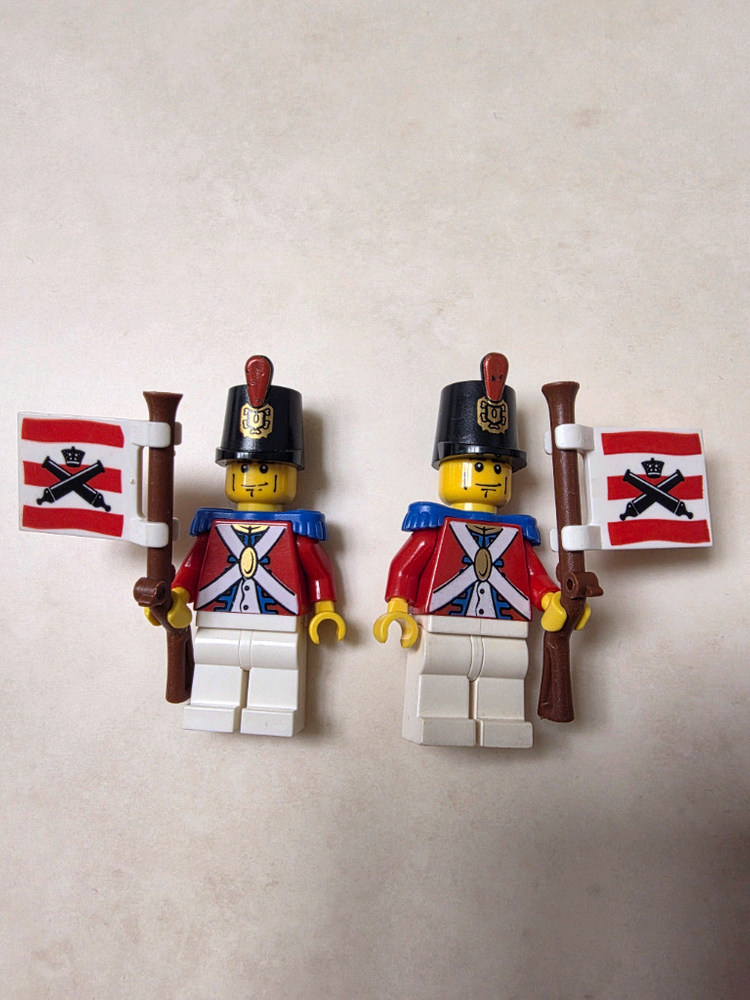 올드 레고 정부군 미피/배/대포 일괄 판매 이미지