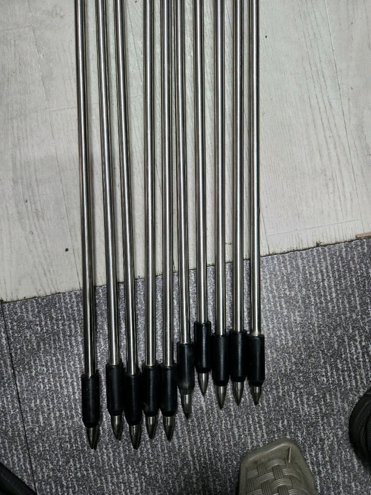 낚시 스텐받침대 1단.2단 10개 이미지