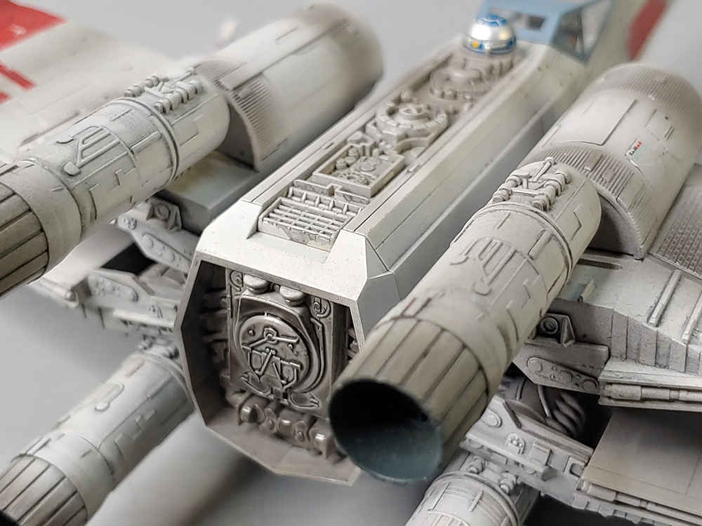 파인몰드 스타워즈 1/48 엑스윙 도색완성작 Bandai X-Wing 이미지