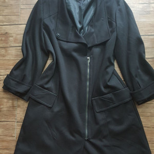 사이즈55 66 77 롱가디건 롱재킷 롱가디건 블랙 이미지