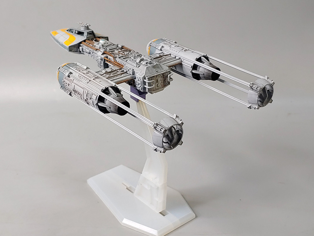 반다이 스타워즈 1/72 Y윙 도색완성작 Bandai Y-Wing 이미지