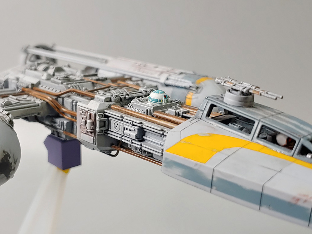 반다이 스타워즈 1/72 Y윙 도색완성작 Bandai Y-Wing 이미지