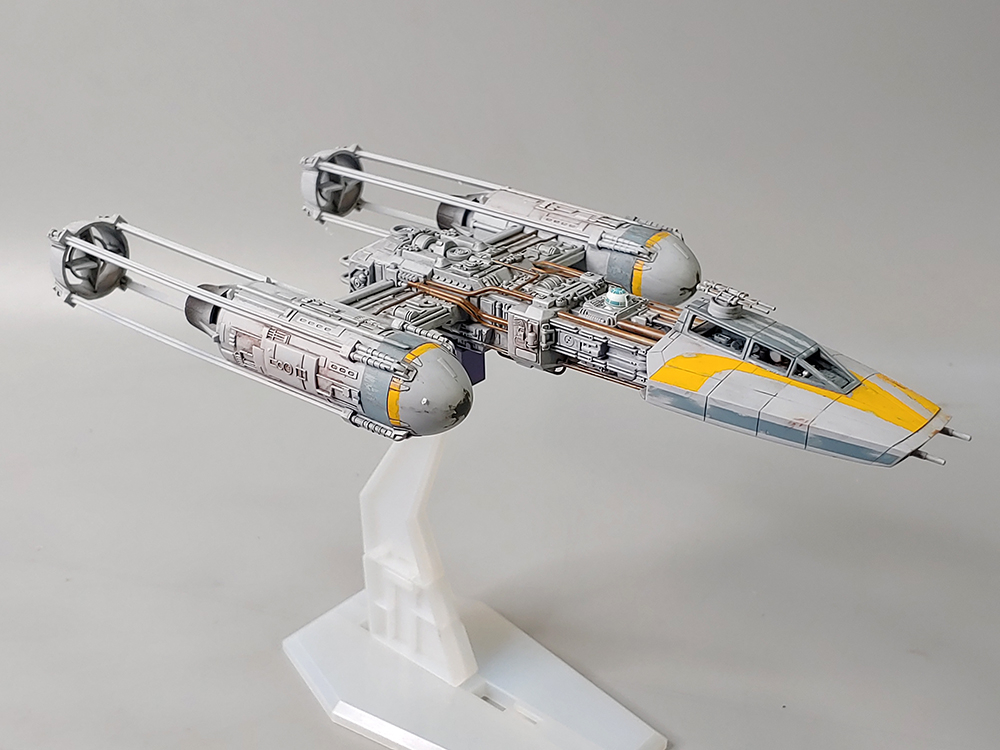 반다이 스타워즈 1/72 Y윙 도색완성작 Bandai Y-Wing 이미지
