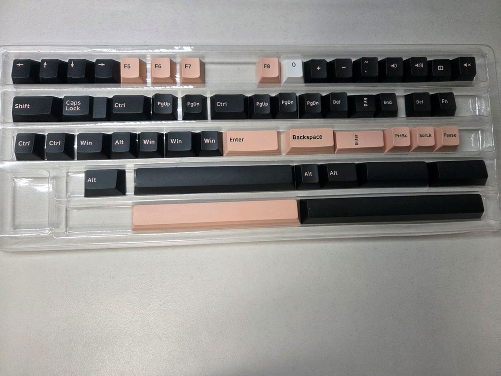 올리비아 키캡 pbt 이중사출 체리프로파일 이미지