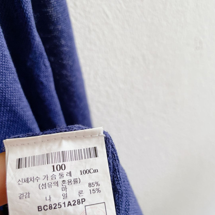 남성100) 빈폴 린넨 니트 이미지