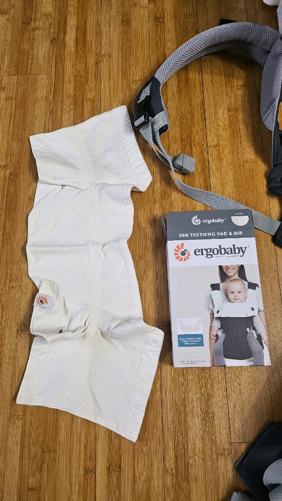 에르고베이비360 쿨에어매쉬+전용 침받이+신생아패드+베이비머핀 워머2개 일괄 팔아요 이미지