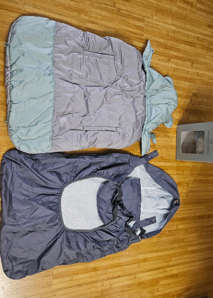 에르고베이비360 쿨에어매쉬+전용 침받이+신생아패드+베이비머핀 워머2개 일괄 팔아요 이미지