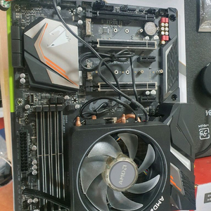 aorus x470 gaming wifi 5 + 라이젠7 2700x 이미지