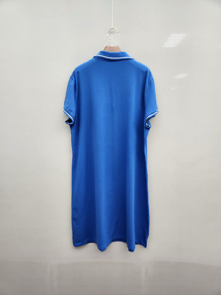 타미힐피거 XXL 블루 반팔 원피스 이미지