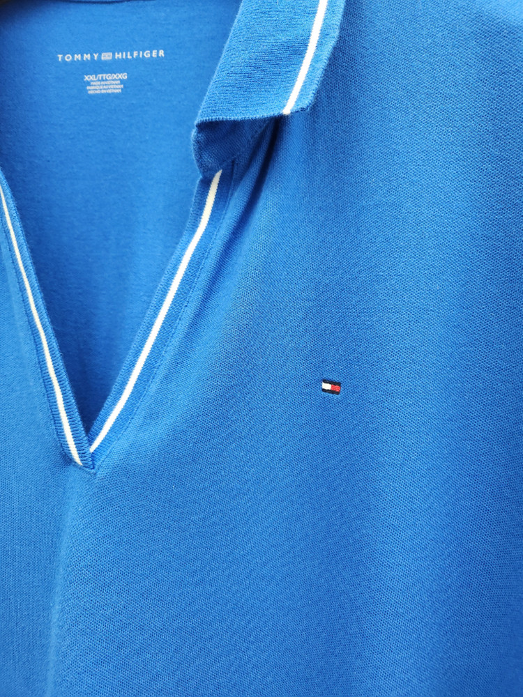 타미힐피거 XXL 블루 반팔 원피스 이미지