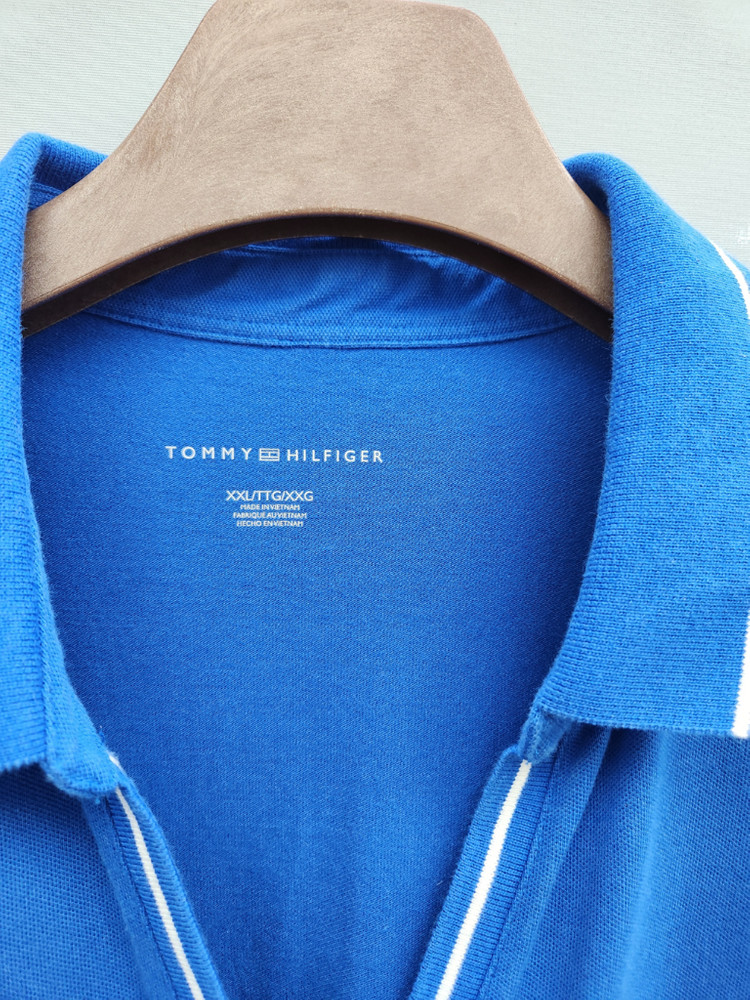 타미힐피거 XXL 블루 반팔 원피스 이미지