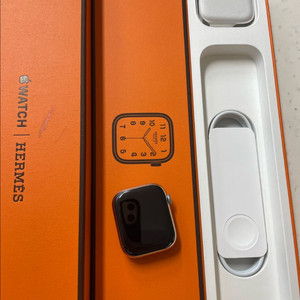 애플워치8에르메스 45mm 실버 신품 이미지