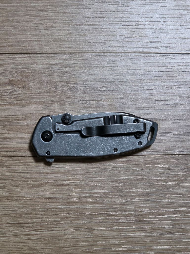 crkt 스퀴드 반자동 폴딩 나이프 이미지
