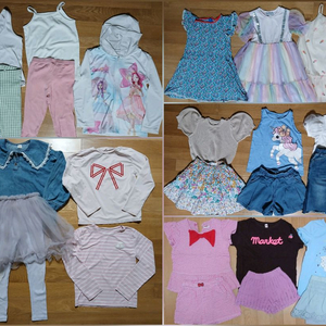 여아 옷 일괄 110 120 이미지