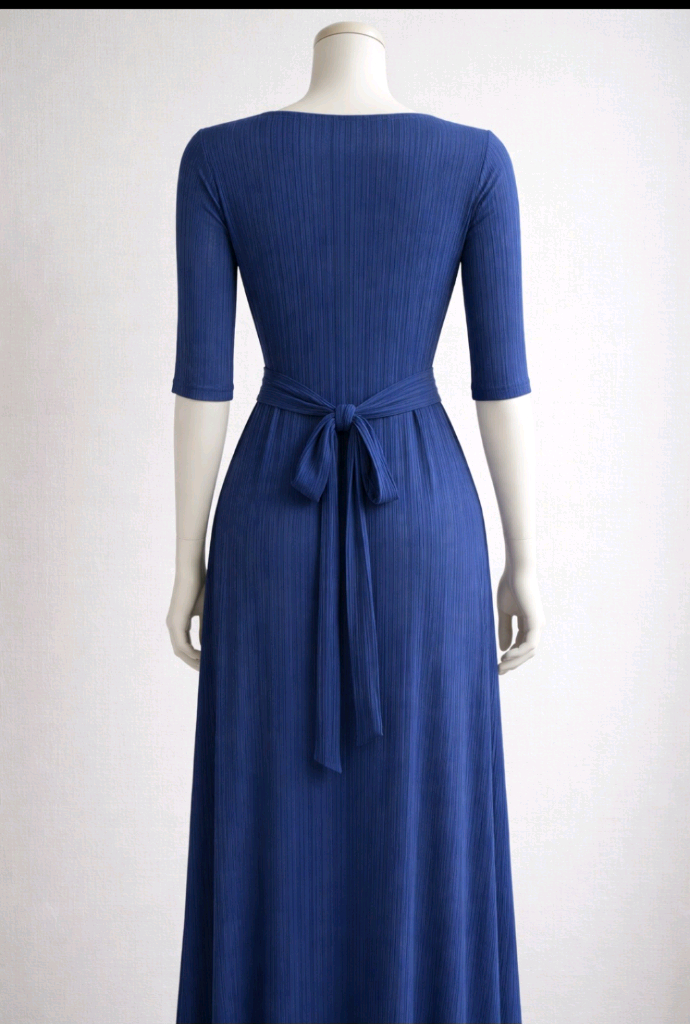 플리츠 롱롱 랩원피스 55-66 이미지