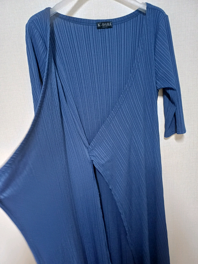 플리츠 롱롱 랩원피스 55-66 이미지