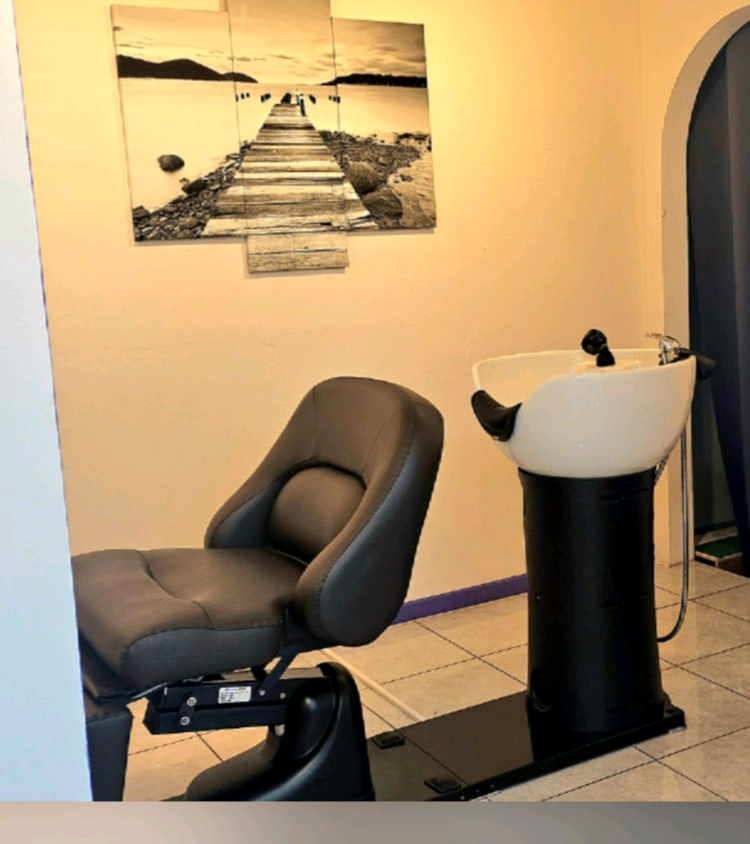 미용실 샴푸대 세트 이미지