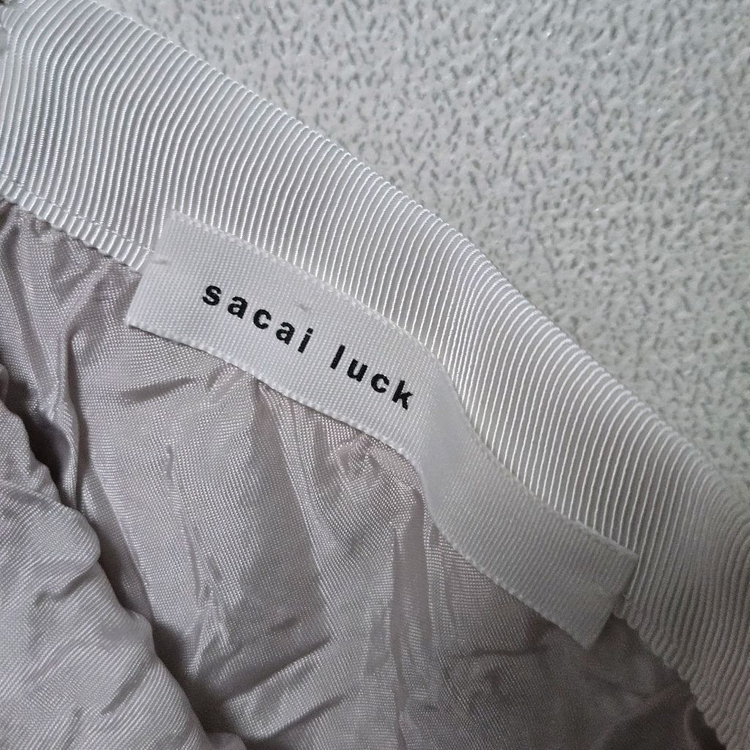 sacai luck 사카이 럭 코튼 레이스 미디 스커트 / 여성 스커트 / 여자 치마 이미지