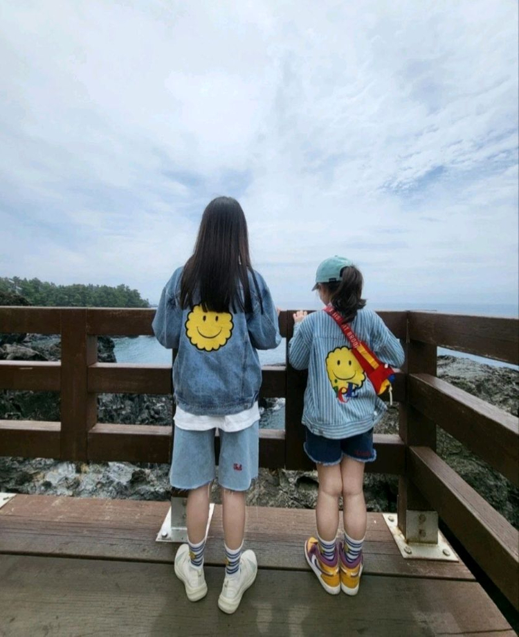아이스비스킷 스마일 패치 데님 자켓 165 이미지