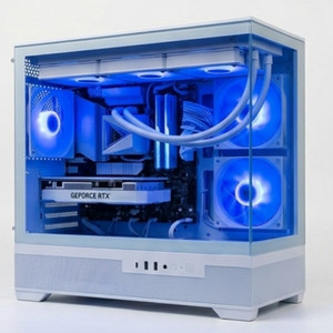 인텔 울트라7 265K RTX 3050 게이밍 PC 화이트 이미지