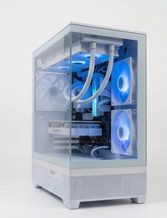 인텔 울트라7 265K RTX 3050 게이밍 PC 화이트 이미지