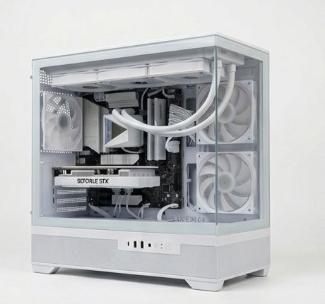 인텔 울트라7 265K RTX 3050 게이밍 PC 화이트 이미지