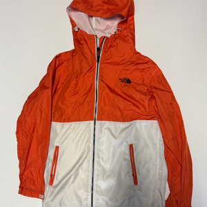 여성 노스페이스 컬러 블록 가벼운 나일론 후드 바람막이 S 이미지