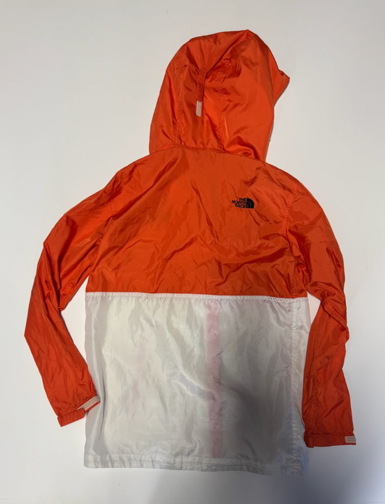 여성 노스페이스 컬러 블록 가벼운 나일론 후드 바람막이 S 이미지