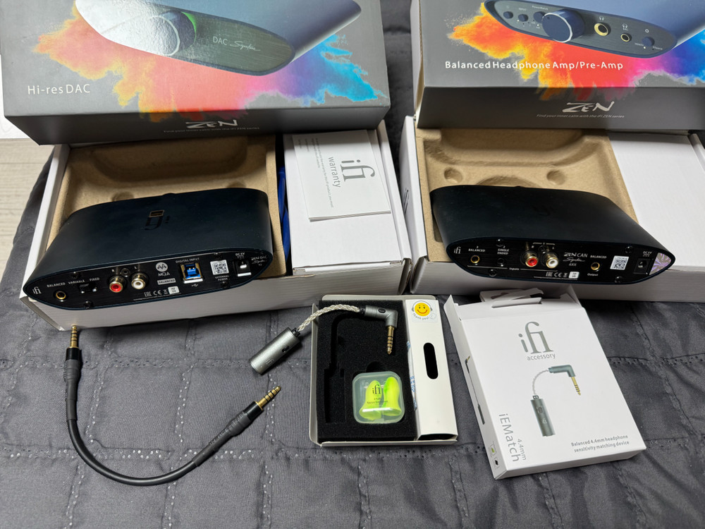 ifi zen dac signature V2 + can 6xx + iematch 4.4 + 토핑 오디오렉 일괄판매 이미지